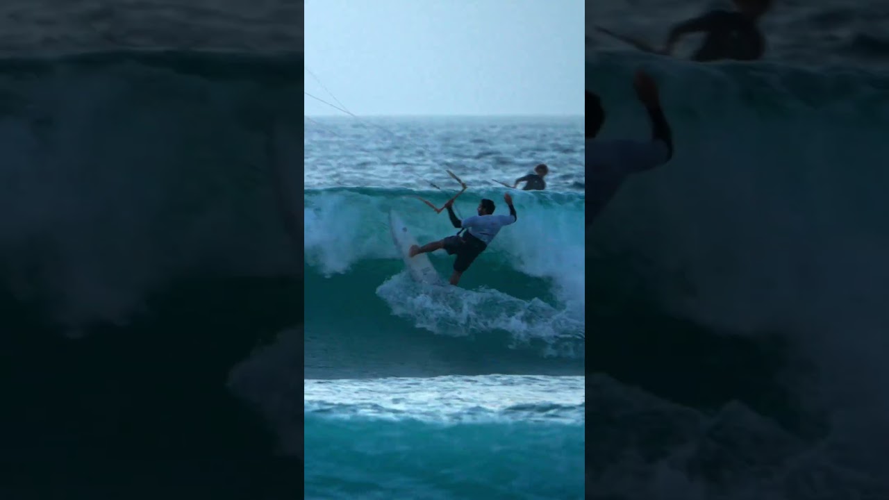 Watch till the end, Sebastian R. with the post-heat statement #capeverde #gkakiteworldtour
