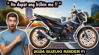 Suzuki Raider Fi 2024 - Ang ganda talaga pag ito ang motor mo