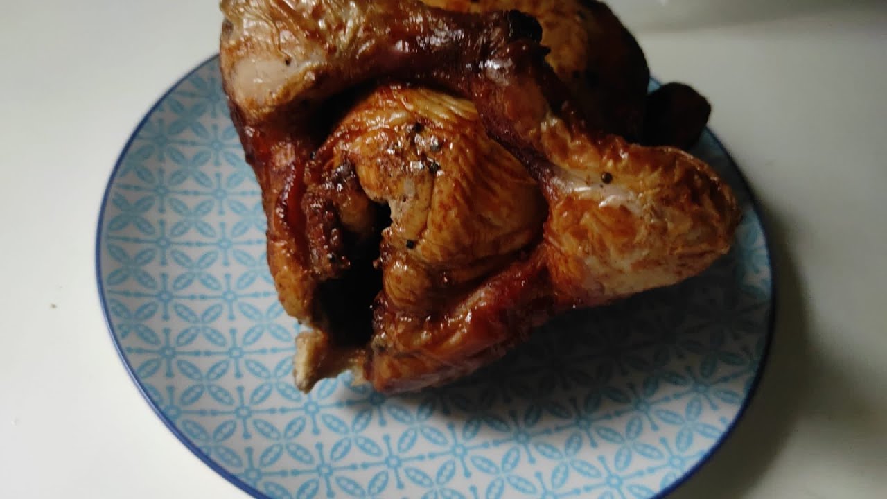 Unwrapping NTUC Fairprice Whole BBQ Chicken