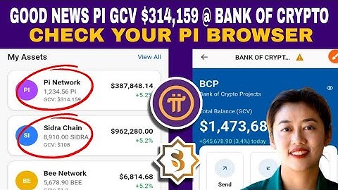 Good News PI GCV $314,159 In Bank Of Crypto | Pi Network Update