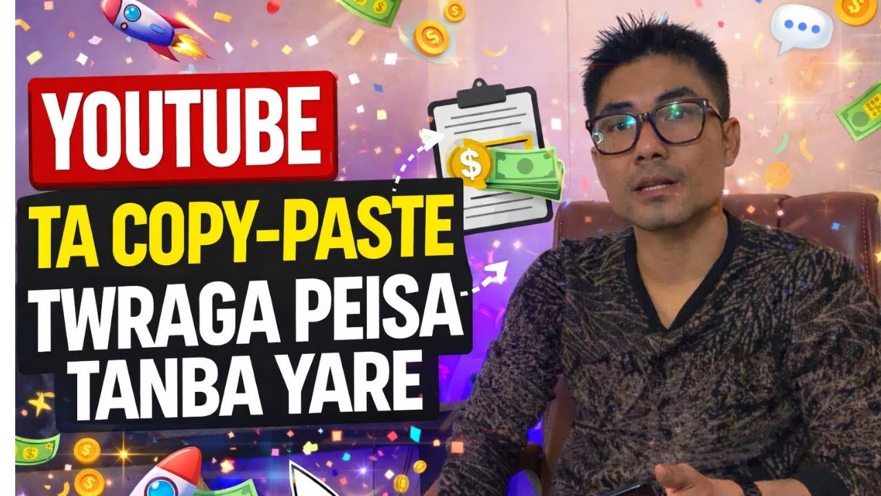 YOUTUBE COPY PASTE METHOD | COPY PASTE TOURAGA YOUTUBE TAGI PEISA TANBA YARE