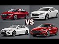 Top 5 Rated Luxury Midsize Sedan Cars (2020 -2021) Toyota Camry, Mazda 6, Honda Accord, (Review)