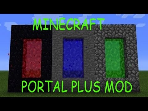 Minecraft MOD: Portal Plus (Mais Portais)