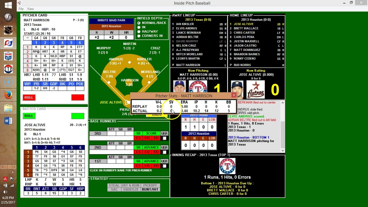 Inside Pitch Baseball 2013 Texas Rangers at Houston Astros YouTube