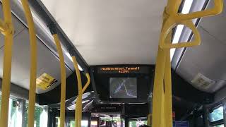 350 to Heathrow airport, Terminal 5  (updated ibus + Clear audio)