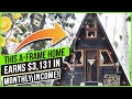 Amazing aframe home the starling earns 3131 in monthly income