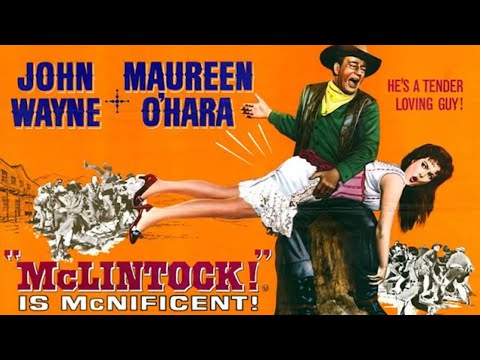 فیلم سینمایی وسترن کمدی مک لینتاک دوبله فارسی بدون سانسور جان وین در مقابل همسر لجبازش