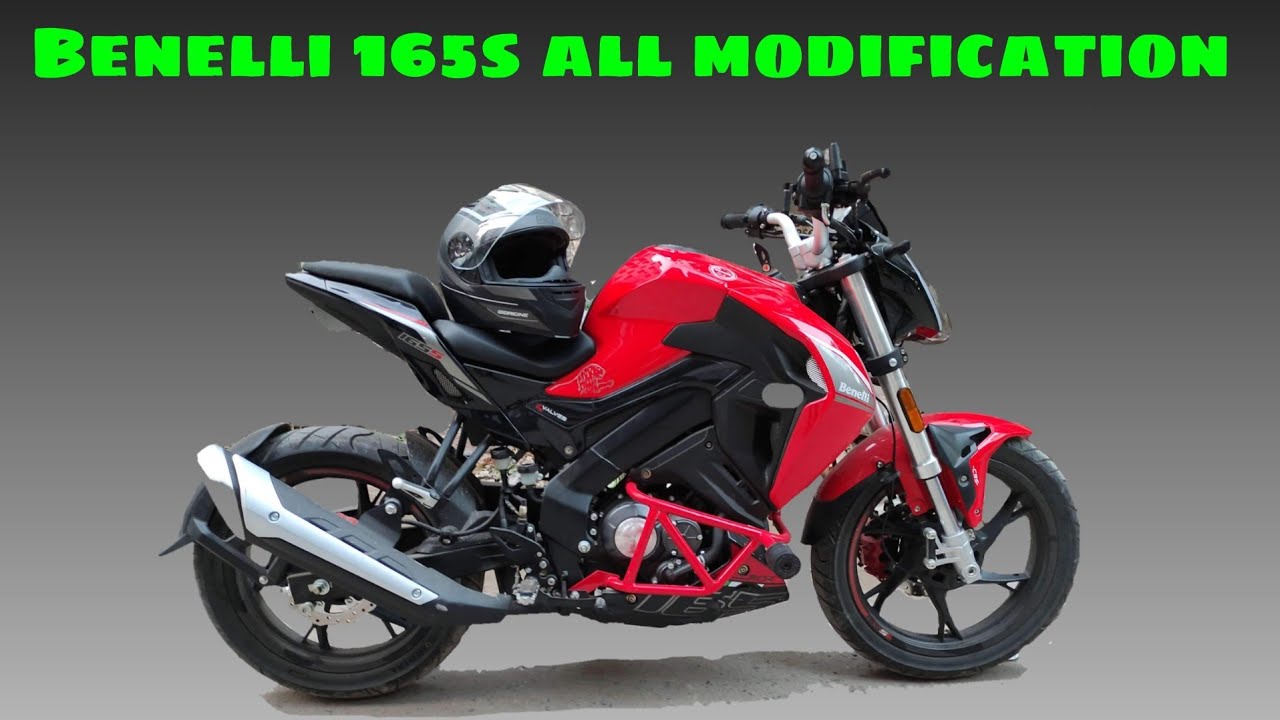 Benelli 165s Carrier \u0026 grabrails 