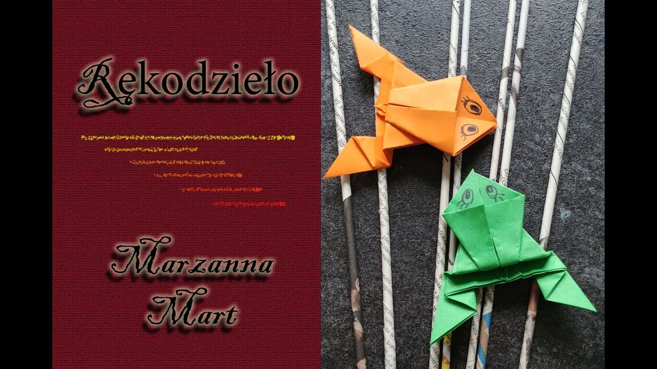 Jak Zrobic Zabe Z Origami Jak zrobić origami żaba? - YouTube