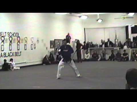 Eddie Gillespie Black Belt Test at Ray Rice Martia...