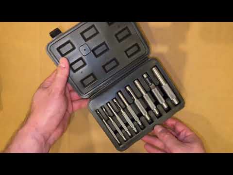 Набір просічок 9 од., 3-12 мм INTERTOOL HT-0239, видео 1