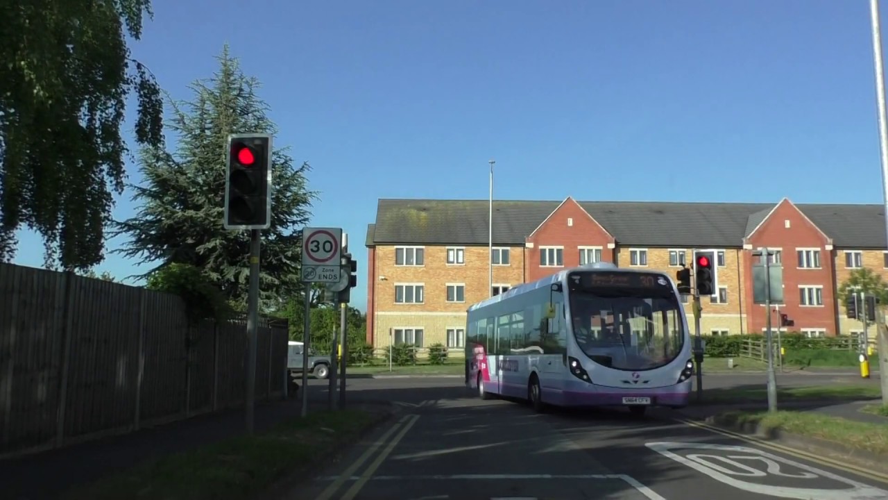 Driving On Tudor Way, Bromyard Road, St Johns & Tybridge Street, Worcester, UK 17th May 2018