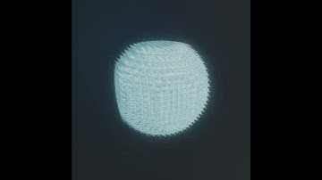 Blender｜Geometry nodes Glass cubes #b3d #blender #blenderanimation #geometrynodes #glass #cube