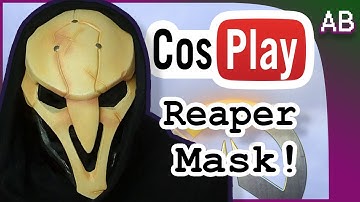 Painting Reaper Mask Cosplay Tutorial - Overwatch Costume