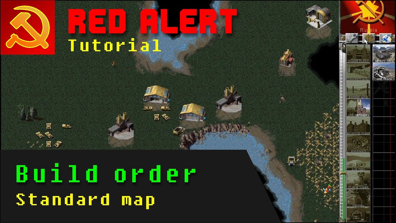 Command & Conquer: Red 1 Online - Tutorial Build Order Standard Map - CnCNet -