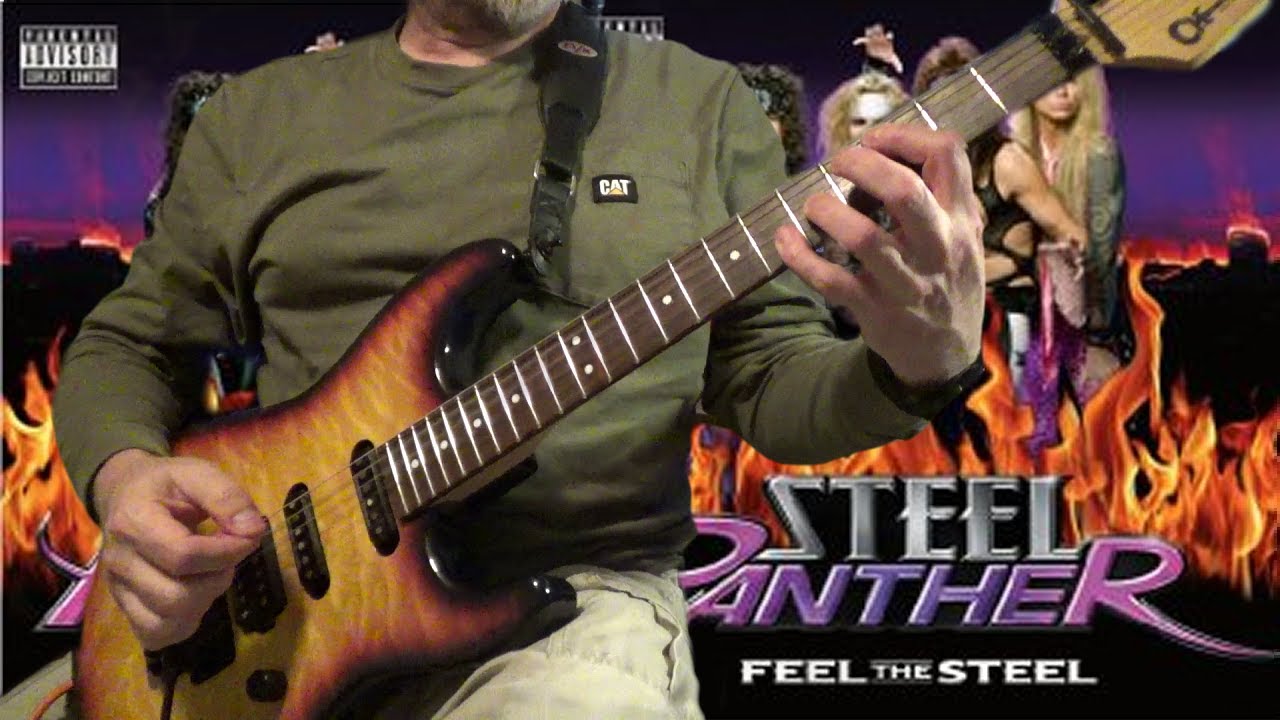 Steel Panther Party All Day (guitar cover) cover YouTube