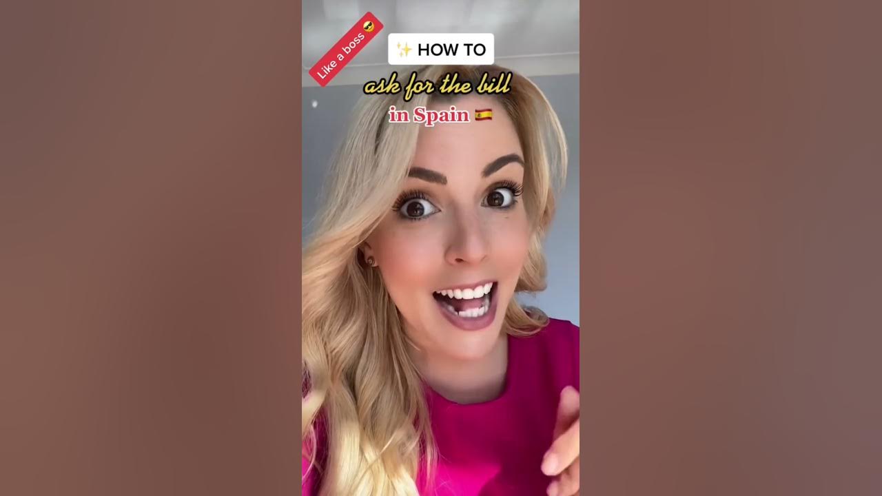 3 ways of asking for the bill/check in Spanish 🇪🇸 spanishtips 