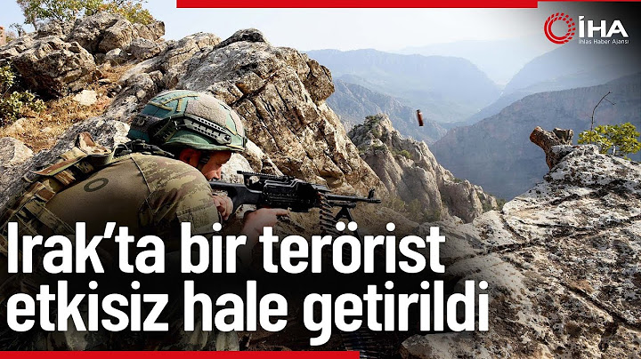 Birçok saldırıya katılan terörist TSK'nın operasyonuyla etkisiz hale getirildi
