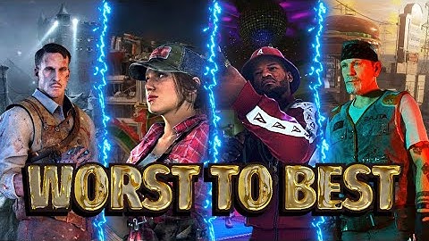 EVERY COD ZOMBIES GAME RANKED WORST TO BEST