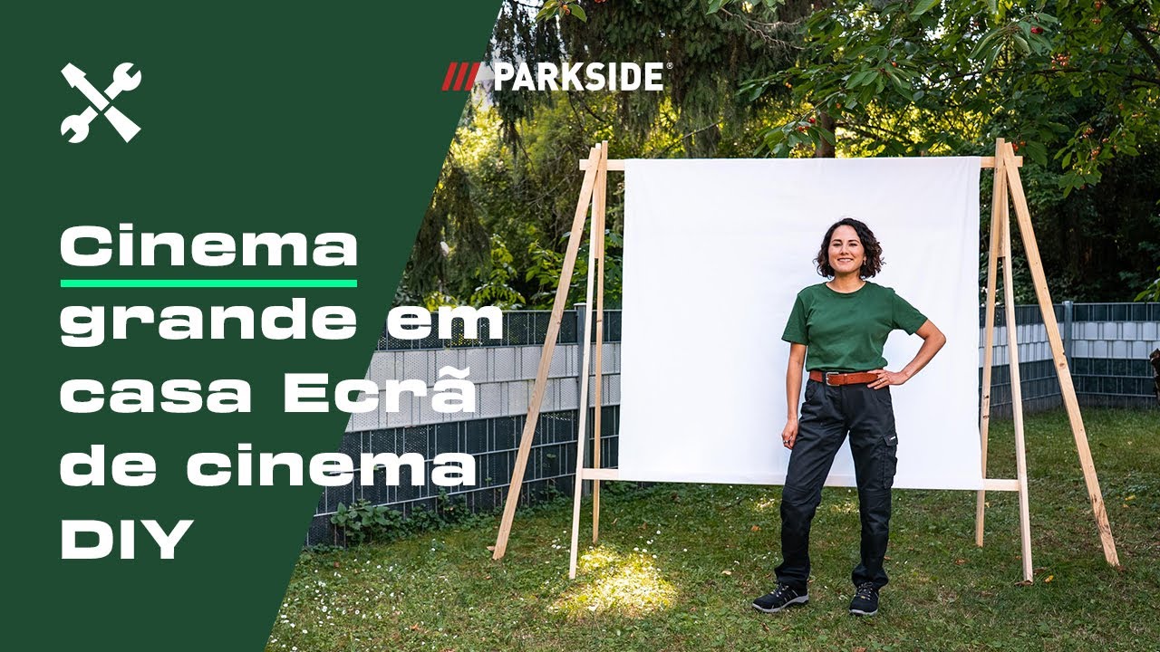 Queres construir o teu próprio ecrã de cinema? 