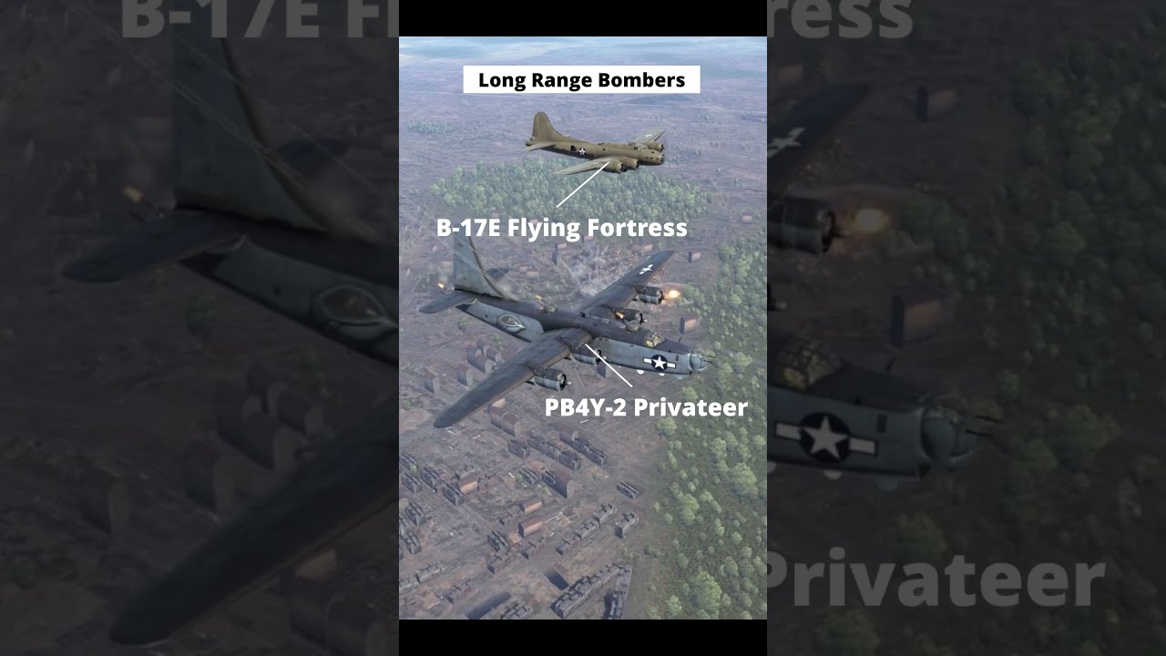 Evolution Of USA Bombers Warthunder