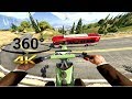 Chasing a Jet on a Dirtbike in VR (HD VERSION) - GTA V 360°