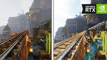 Rain vs Clear Weather - Comparrison Minecraft Shaders | Patrix_1.19_128x + SEUS-Renewed-v1.0.1