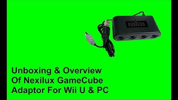 Nexilux Gamecube Adapter for Wii U & PC unboxing and overview