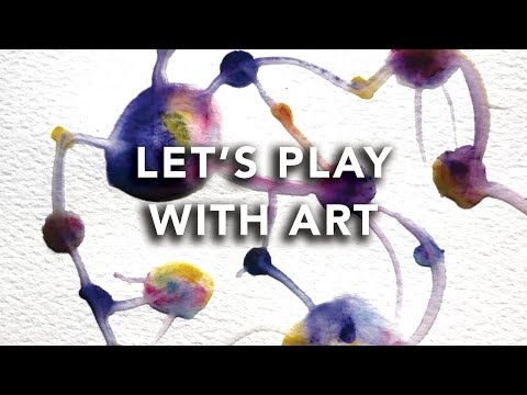 Relax and Paint with Me - Experimenting with colors and painting to feel like a kid again :)