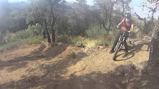 Entrainement Roméo 5 ans à Montesquieu des Albères, Mini DH