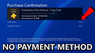 Tæl op ammunition sigte How to get free PS PLUS PREMIUM trial on PS4/PS5 (NO CREDIT CARD/PAYMENT  METHOD) - YouTube
