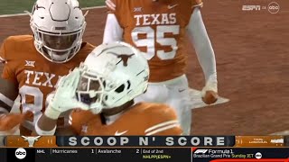 Texas scores first TD of the game after TCU embarrassing fumble