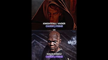 Knightfall Vader VS Mace Windu #1v1 #starwars