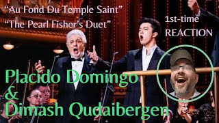 Dimash Qudaibergen and Placido Domingo - Coach REACTS to "Au Fond Du Temple Saint"