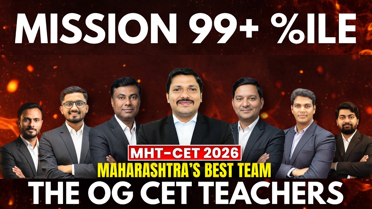 CRASH COURSE for MHT-CET 2026 🔥 | Mission 99+ Percentile 🚀| Dinesh Sir | DSMS Team | BEST CET COURSE