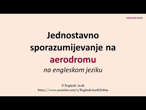 Video: Kakva Je Kontrola Pasoša Na Aerodromu