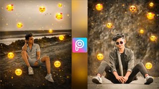 Instagram Emoji photo editing || picsArt photo Editing || picArt photos tutorial screenshot 5