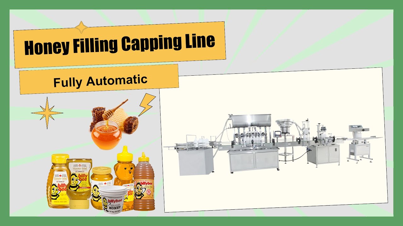 Automatic Honey Packing Filling Line For Sale
