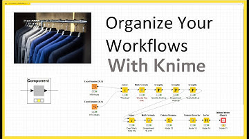 Knime - Organizing / Cleaning-Up Your Work Flows by Creating Components