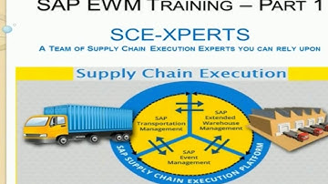Step by Step SAP EWM by SCE XPERTS   Video 1   About Course