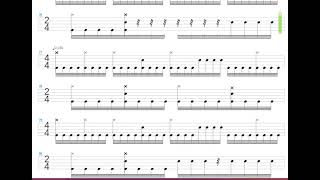 Praise the Strength + Morbid Angel + Drum only + Drum tab