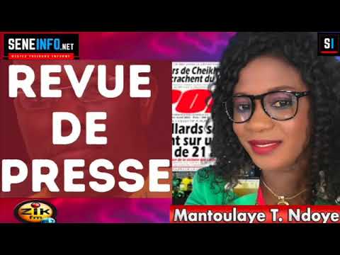 Revue De Presse (Wolof) Zik Fm - Mercredi 21 Juin 2023 - Mantoulaye Thioub Ndoye