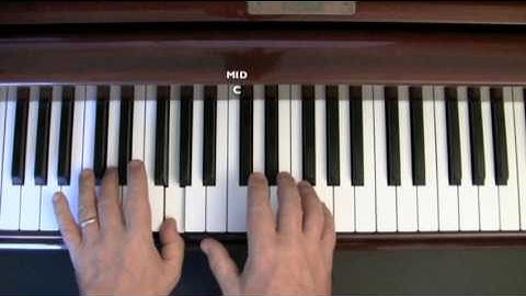 Jingle Bells - Easy piano lesson (Part 1)