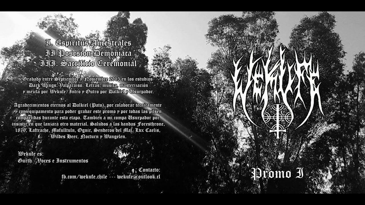 Wekufe - Promo I (2016) (Disco Completo) | Black Metal Chileno