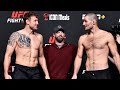 UFC Vegas 47: Weigh-In Faceoffs