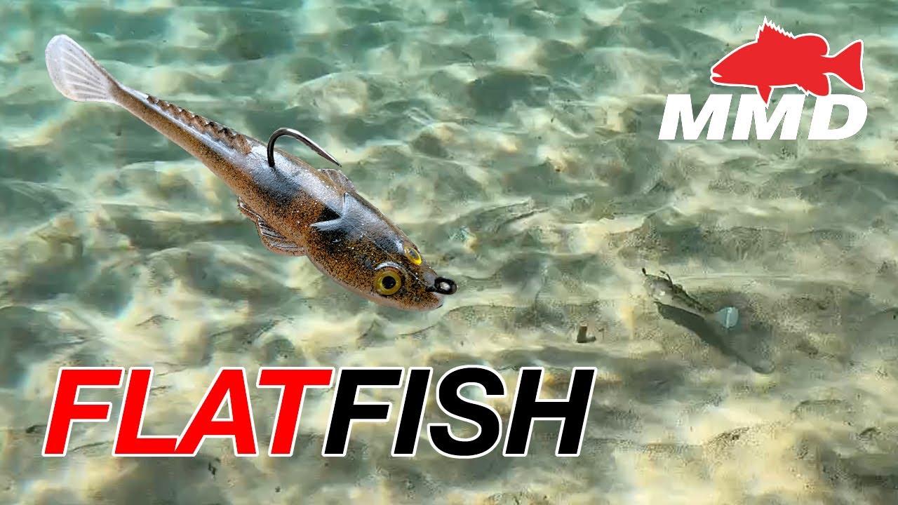 MMD FlatFish Soft plastic flathead lure YouTube