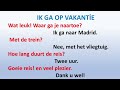 Oefen je NEDARLANDS! DUTCH - Goede reis en fijne vakantie!