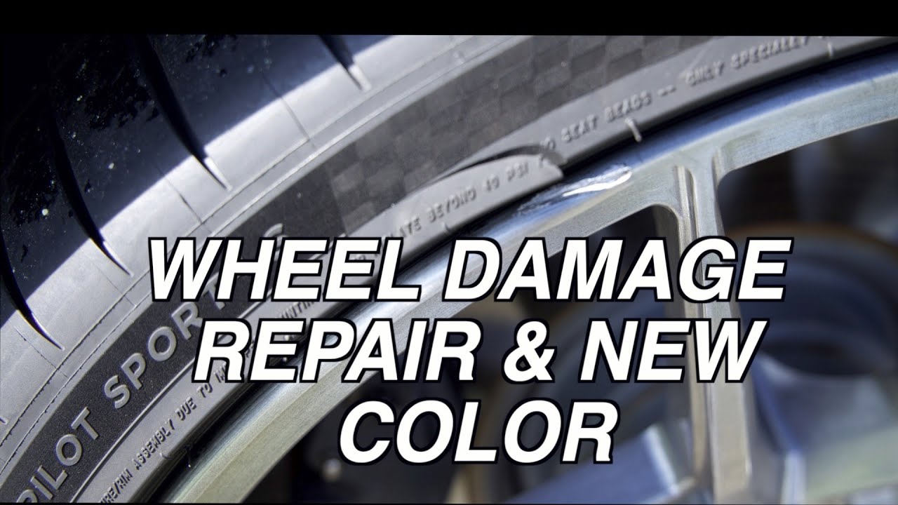 WHEEL DAMAGE REPAIR ON THE C8 CORVETTE YouTube