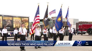 'Remember those who have fallen': Millard hosts Memorial Day ceremony
