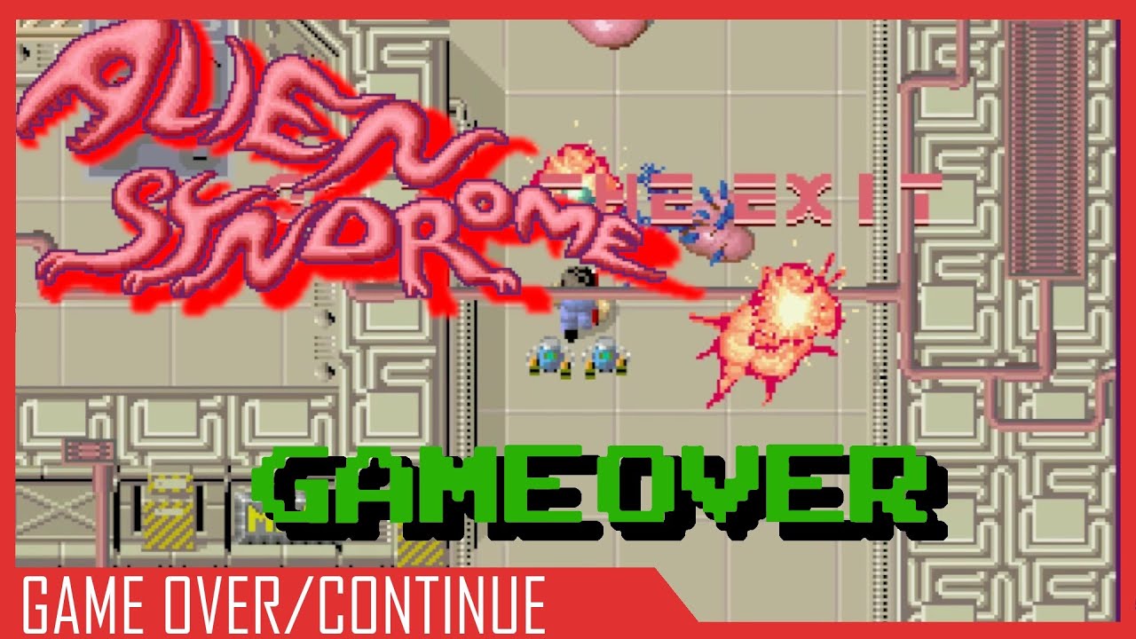 Alien Syndrome Arcade Game Over Screens